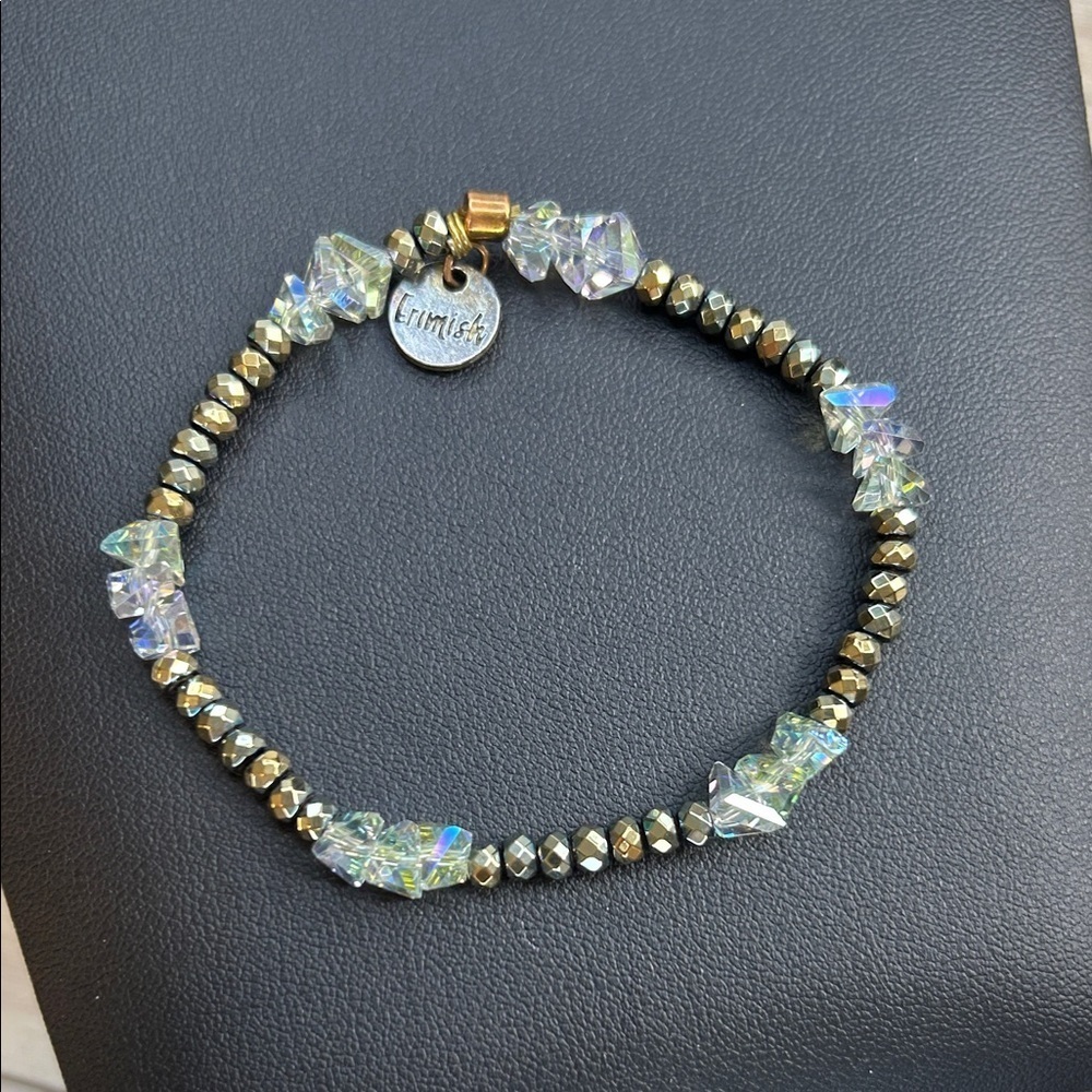 Erimish Gold and Silver Beaded Bracelet